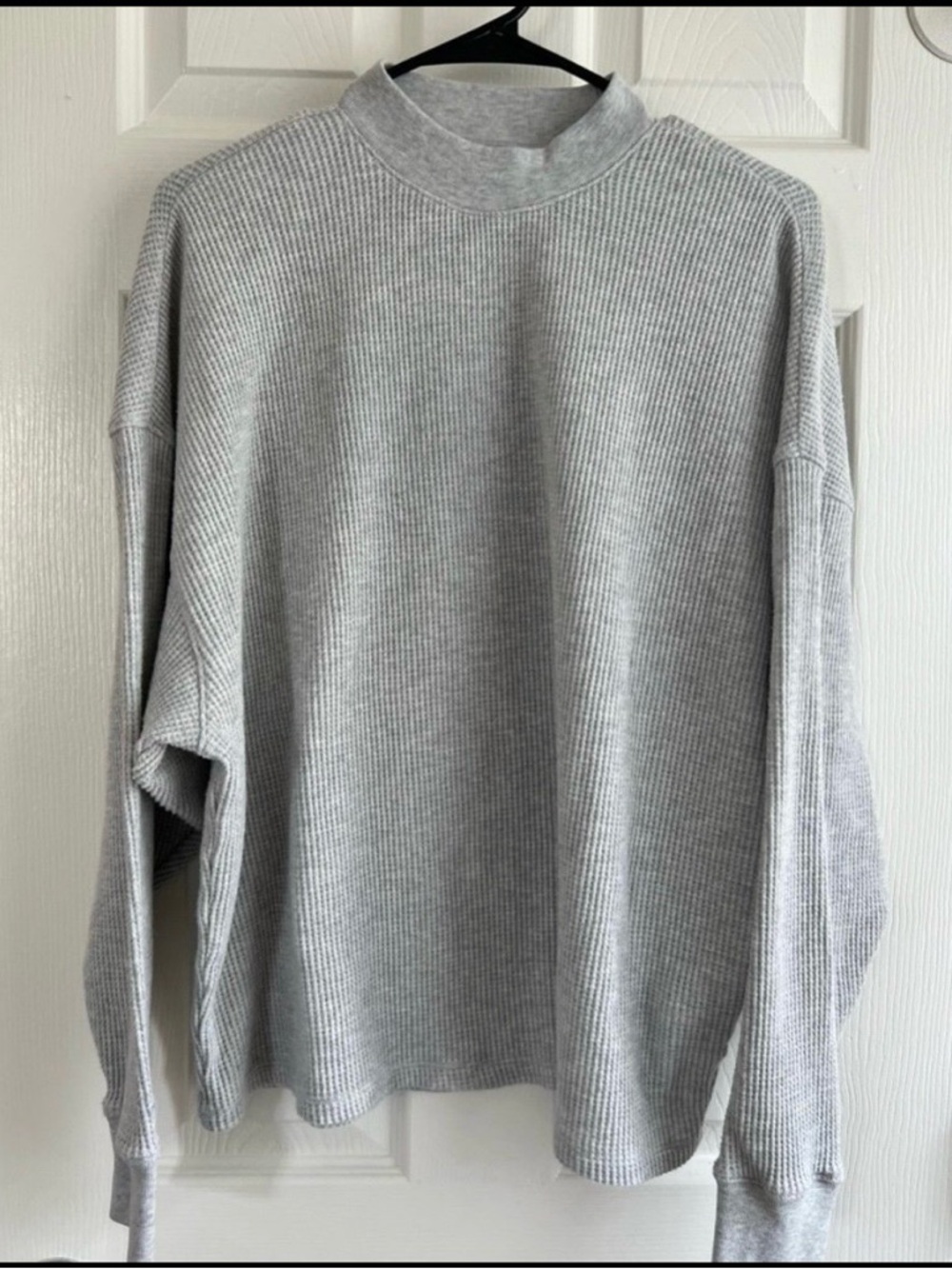 Abercrombie Mockneck Waffle Longsleeve